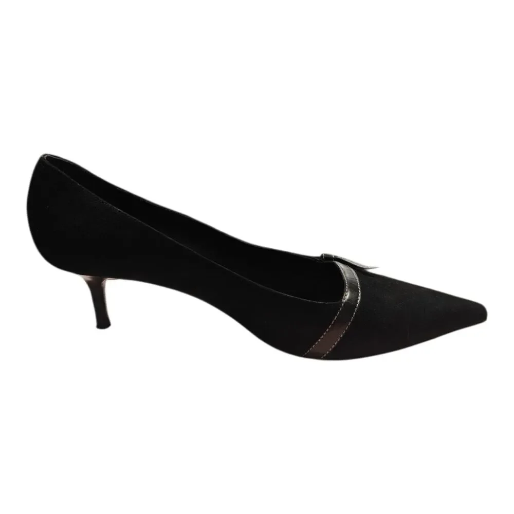 KATE SPADE Black Suede Pointy Toe Pumps Size 9.5M
